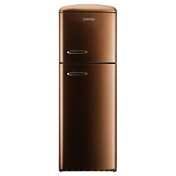 Gorenje RF60309OCO Freestanding Fridge Freezer, A++ Energy Rating, Right-Hand Hinge, 60cm Wide, Royal Coffee